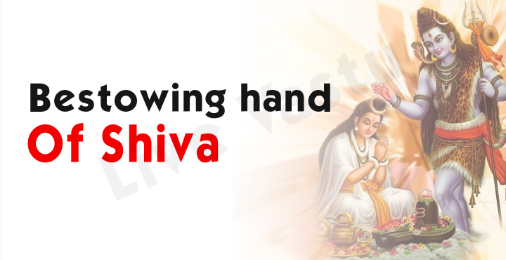 Bestowing hand of Shiva