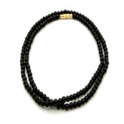 Black Tourmaline Small Bead Garland