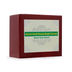 Garnet Small Round Beads Garland